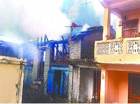 In the two-story house fire in Jageshwar